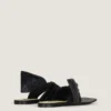 Chanclas Boudoir de piel napa con lazo Chanclas Boudoir de piel napa con lazo