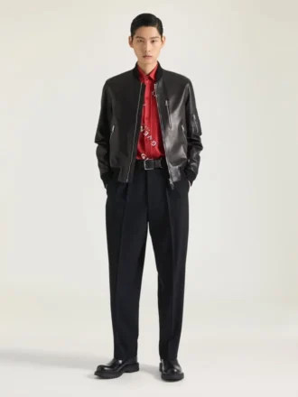 chaqueta aviador de cuero