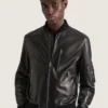 chaqueta aviador de cuero