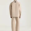 Chaqueta de alta costura con costuras en algodón y parche de Givenchy Paris