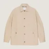 Chaqueta de alta costura con costuras en algodón y parche de Givenchy Paris