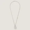 Collar escultural de cristal en metal y cristal Collar escultural de cristal en metal y cristal