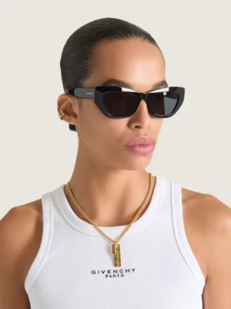 Collar Givenchy Tape en metal y esmalte