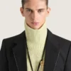 Collar Lucky Charms de seda y metal Collar Lucky Charms de seda y metal
