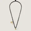 Collar Lucky Charms en seda, metal y esmalte Collar Lucky Charms en seda, metal y esmalte