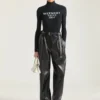 Cuerpo en punto de canalé fino con la firma de Givenchy Cuerpo en punto de canalé fino con la firma de Givenchy
