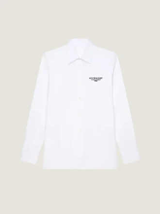 de popelín de algodón con bordado del sello de Givenchy