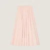 Falda larga circular de popelín Falda larga circular de popelín