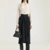 Blusa de seda con detalle de lazo Blusa de seda con detalle de lazo