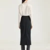 Blusa de seda con detalle de lazo Blusa de seda con detalle de lazo