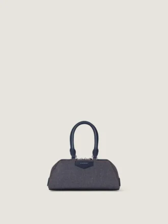 Mini Antigona Bag de estilo este-oeste en denim