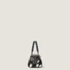 Mini Antigona Bag de forma horizontal en piel con efecto potro y estampado animal