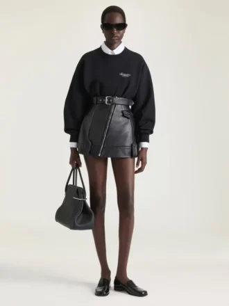 Sudadera de felpa con estampado del sello de Givenchy