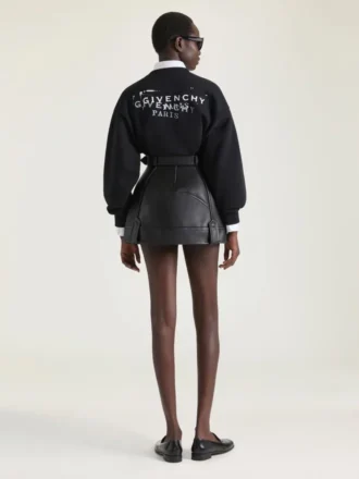 Sudadera de felpa con estampado del sello de Givenchy