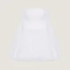 Mini vestido bustier de encaje con capa Mini vestido bustier de encaje con capa