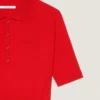 Mini vestido polo de punto con efecto segunda piel Mini vestido polo de punto con efecto segunda piel