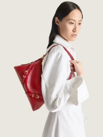 Mini Voyou Bag de piel brillante