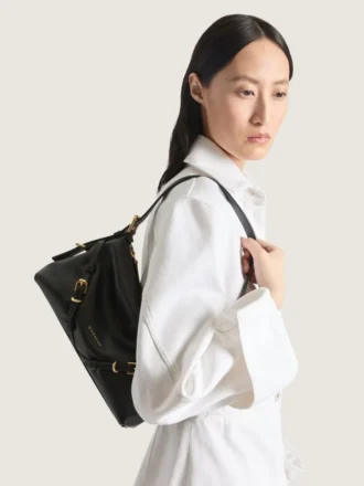Mini Voyou Bag de piel brillante