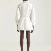 Minivestido Cocoon en denim blanco Minivestido Cocoon en denim blanco