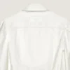 Minivestido Cocoon en denim blanco Minivestido Cocoon en denim blanco