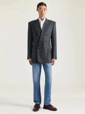 Mocasines de hombre en piel cepillada