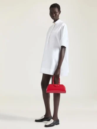 Mocasines Label en piel y lona