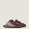 Mules acolchadas en piel napa Mules acolchadas en piel napa