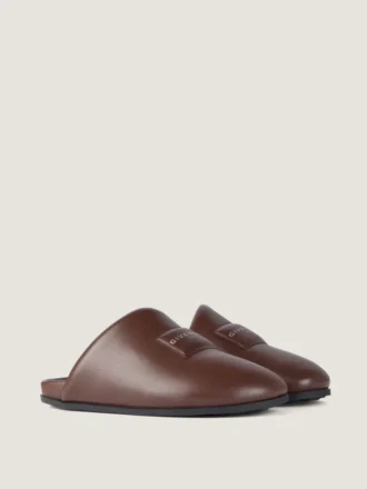Mules acolchadas en piel napa