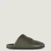 Mules acolchadas en piel napa