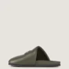 Mules acolchadas en piel napa