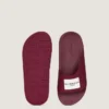 Mules planos Label de goma