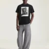 Camiseta de algodón con estampado de claqueta Camiseta de algodón con estampado de claqueta