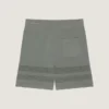 Pantalones cortos de punto con detalles de malla