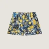 Pantalones cortos de viscosa con estampado floral Pantalones cortos de viscosa con estampado floral
