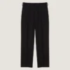 Pantalones de corte holgado en franela Pantalones de corte holgado en franela