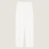 Pantalones de doble pliegue en lana