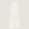 Pantalones de doble pliegue en lana y mohair