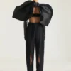 Top tipo sujetador con copas redondeadas en mohair Top tipo sujetador con copas redondeadas en mohair