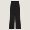 Pantalones de smoking ajustados de lana