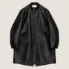 Parka de cuero