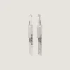 Pendientes Givenchy Tape en metal y esmalte