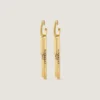 Pendientes Givenchy Tape en metal y esmalte