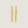 Pendientes Givenchy Tape en metal y esmalte