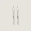 Pendientes Givenchy Tape en metal y esmalte