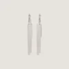 Pendientes Givenchy Tape en metal y esmalte