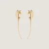 Pendientes Maple Seed en metal