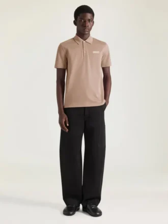 Polo de algodón con grosgrain de Givenchy Paris
