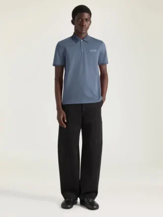Polo de algodón con grosgrain de Givenchy Paris