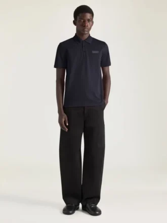 Polo de algodón con grosgrain de Givenchy Paris