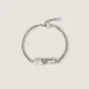Pulsera de cinta Givenchy en metal y esmalte Pulsera de cinta Givenchy en metal y esmalte
